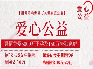 遵化捐卵助孕生子 爱心志愿者招募